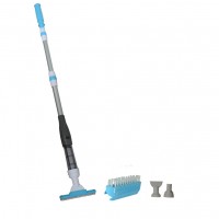 Handheld Automatic Cleans Floors Walls and Steps Two different pool brush suction heads and nozzles Swimming Pool Vacuum Cleaner